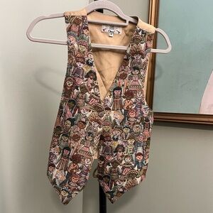 Vintage Orvis tapestry vest